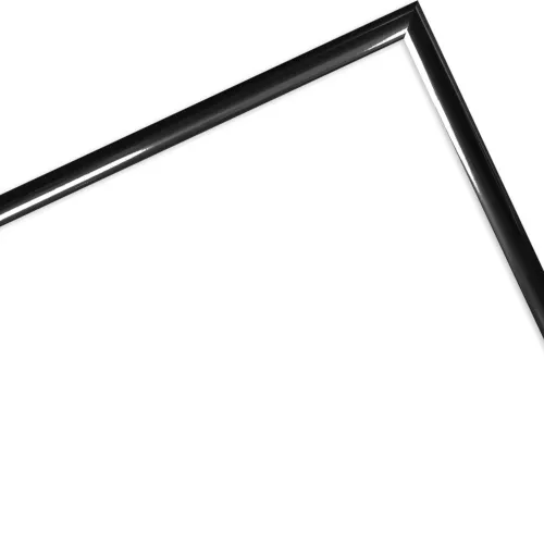 Alurahmen Wismar Schwarz 40x60 Kunstglas