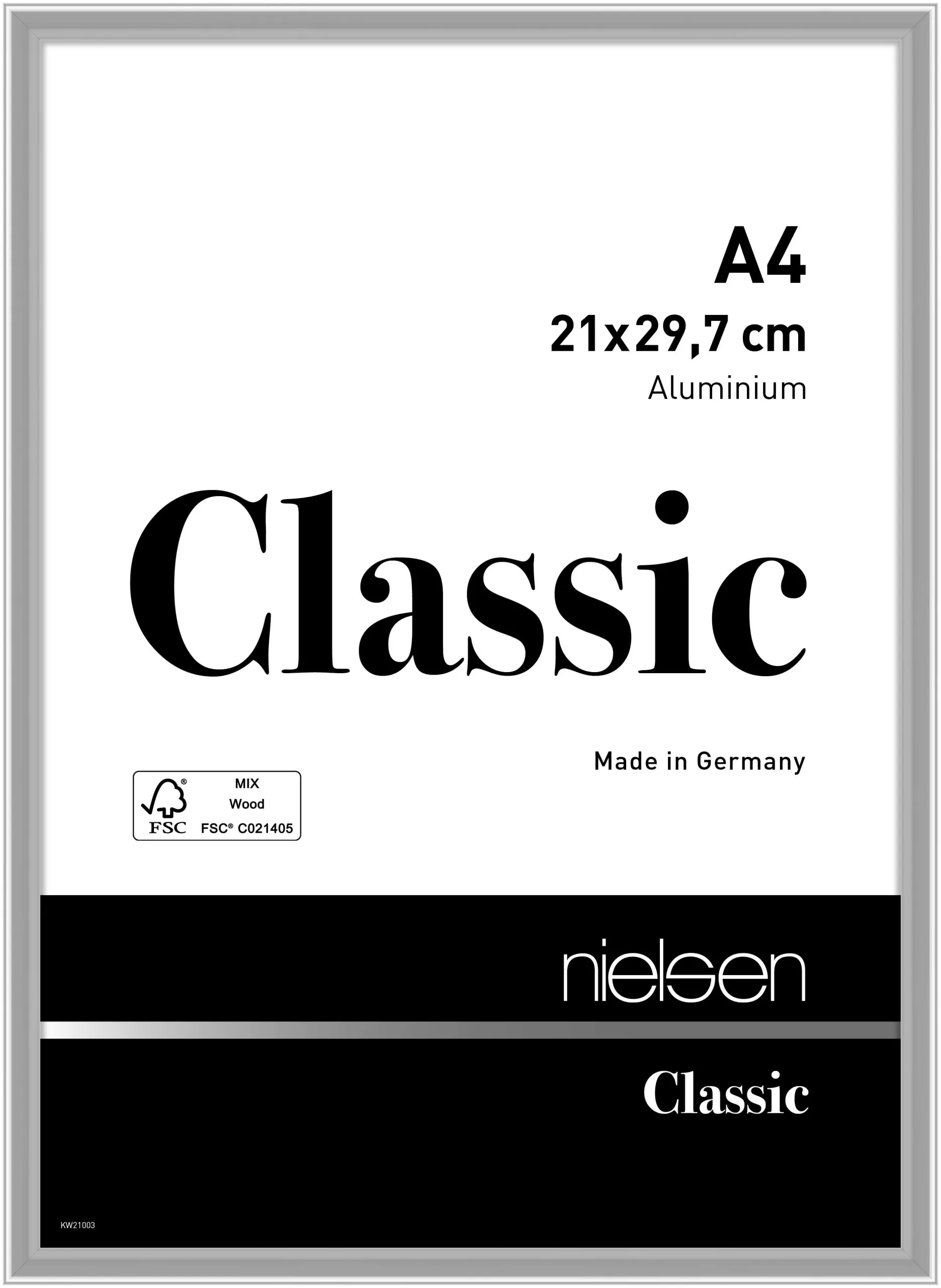 Nielsen Alurahmen Classic Silber glanz 21,0x29,7cm