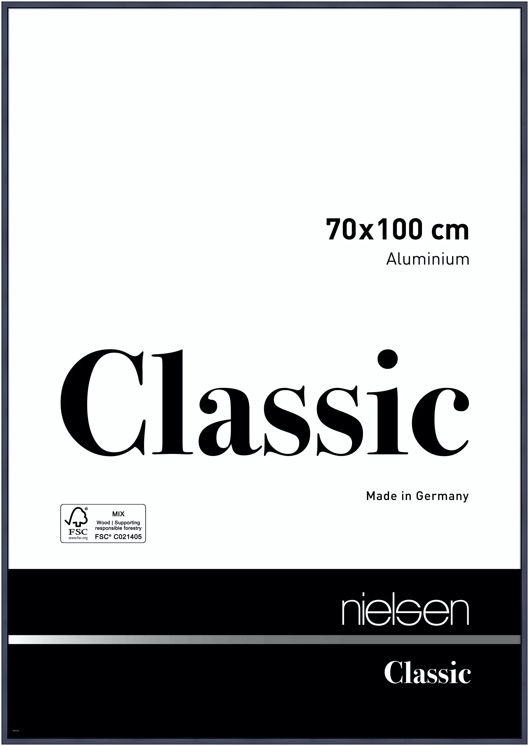 Nielsen Alurahmen Classic Blau 70,0x100,0cm