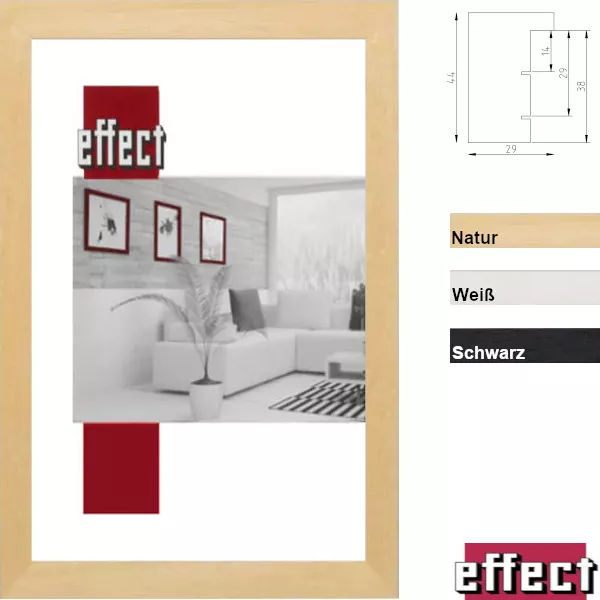 Objektrahmen Backnang mit Abstandsleiste