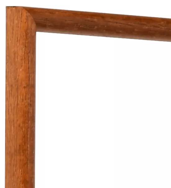 Holz-Bilderrahmen Stuttgart Normalglas nußbraun 9x13cm
