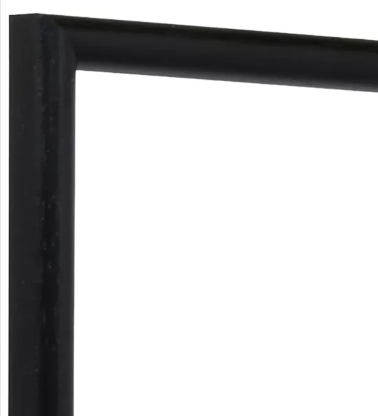 Holz-Bilderrahmen Stuttgart Normalglas schwarz 30x40cm