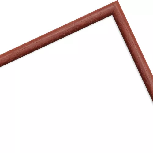Holzrahmen Leipzig Mahagoni 20 x 60 ohne Glas mit Rückwan