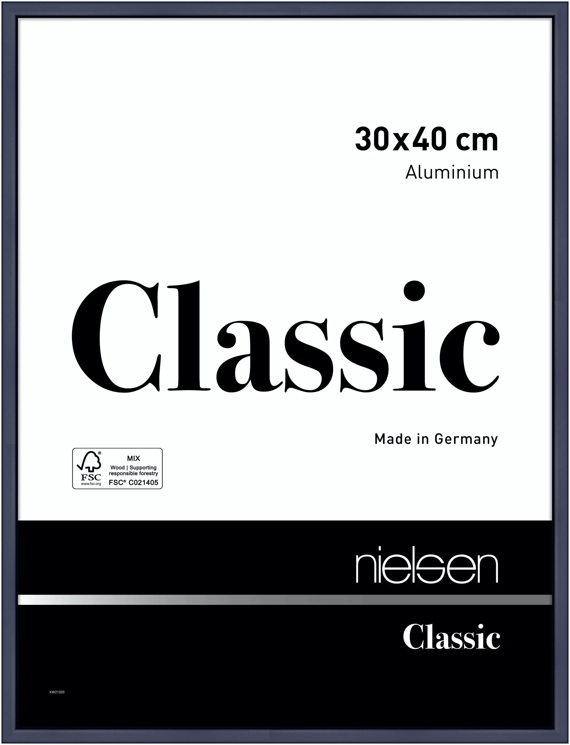 Nielsen Alurahmen Classic Blau 30,0x40,0cm
