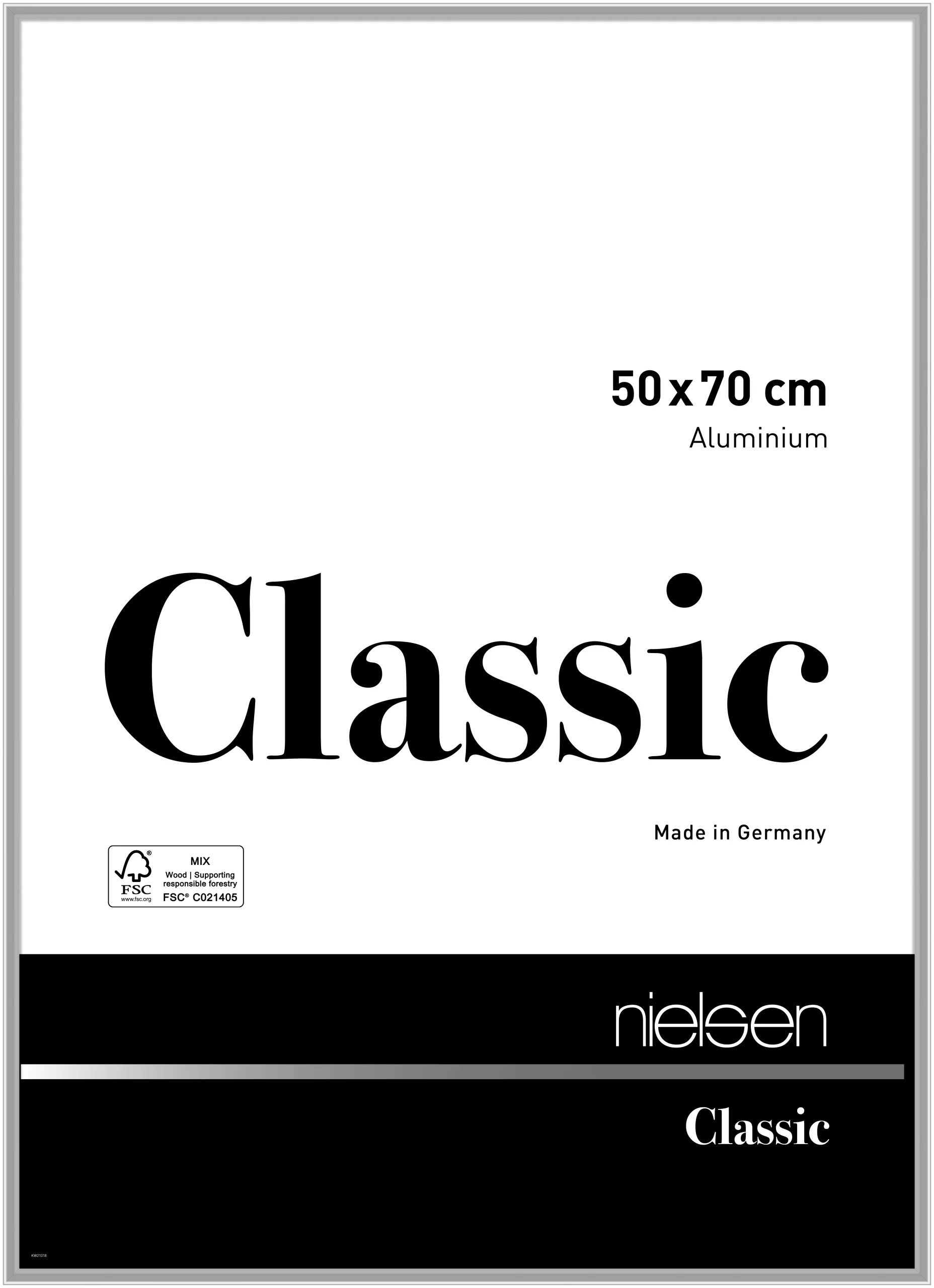 Nielsen Alurahmen Classic Silber glanz 50,0x70,0cm