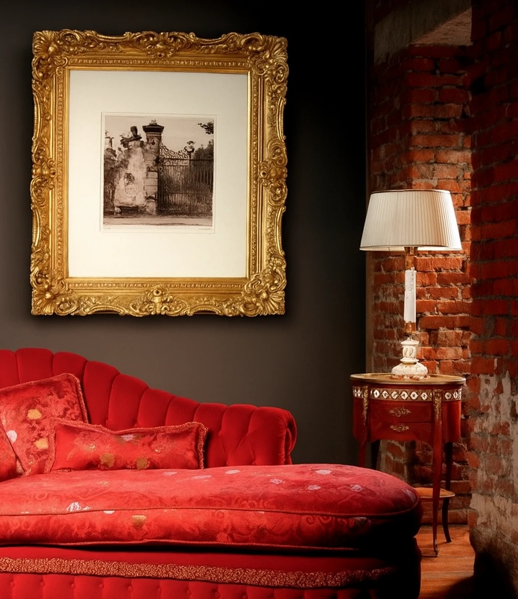 Barockrahmen schmuckstücke für die Wand