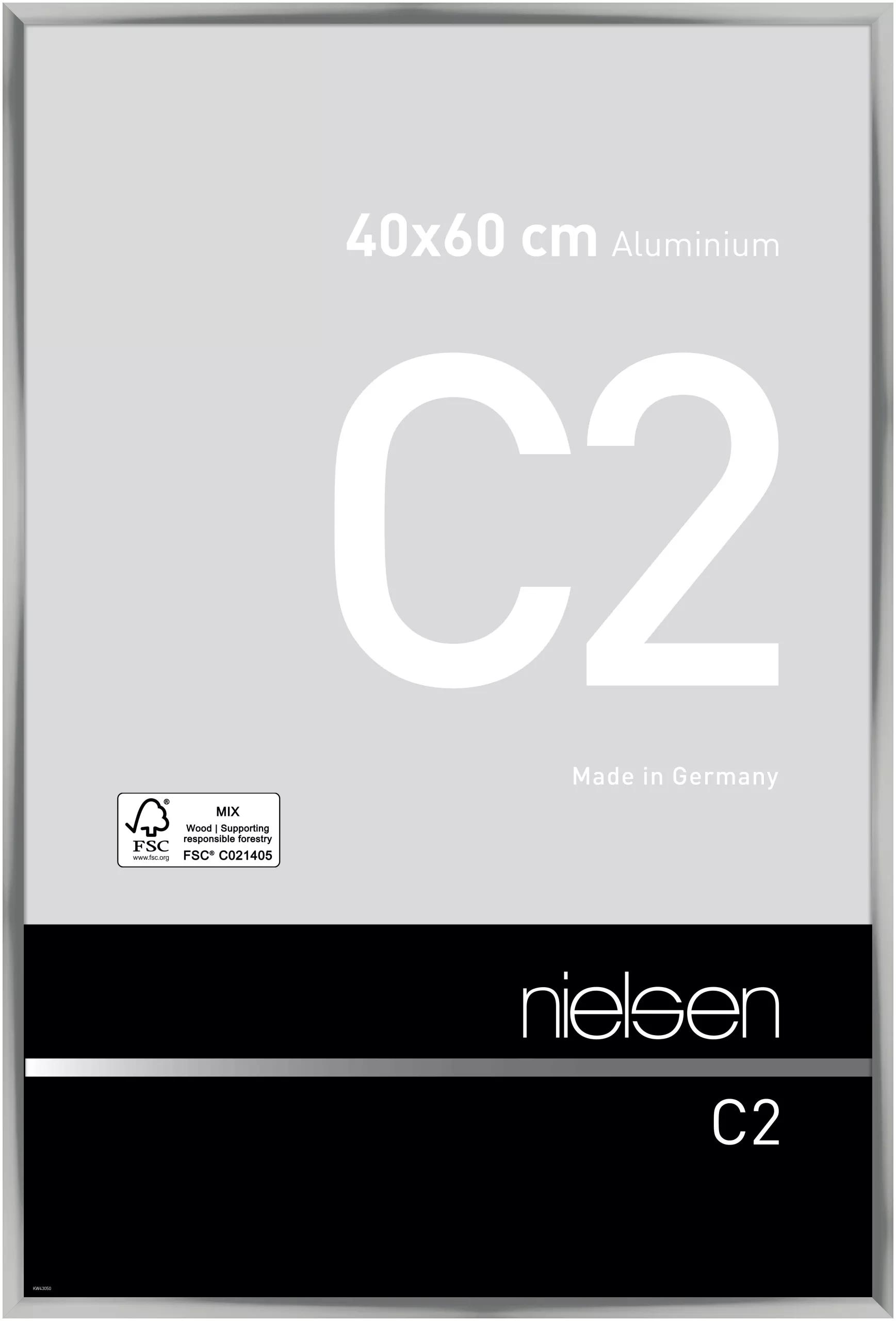 Alurahmen C2 Silber glanz, 40,0x60,0cm