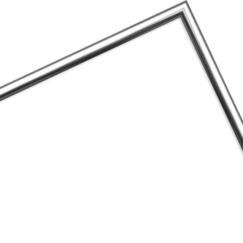 Alurahmen Wismar Silber-dunkel 70x100 Kunstglas