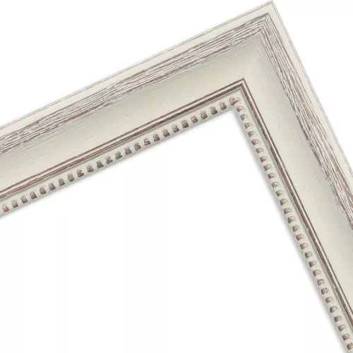 Holzrahmen Riesa Creme 10x10 Leerrahmen