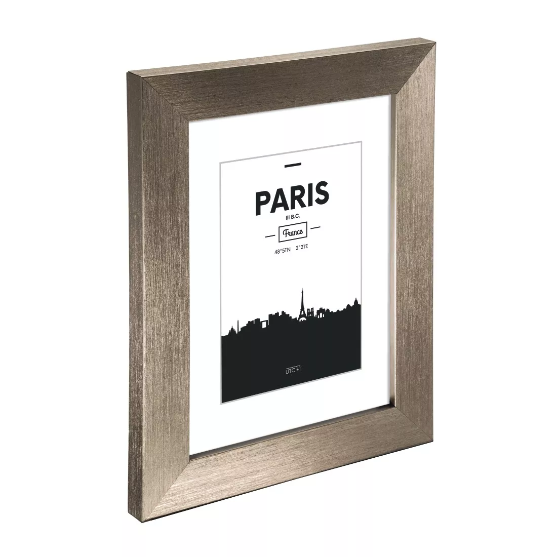 Kunststoffrahmen Paris Stahl, 10x15cm