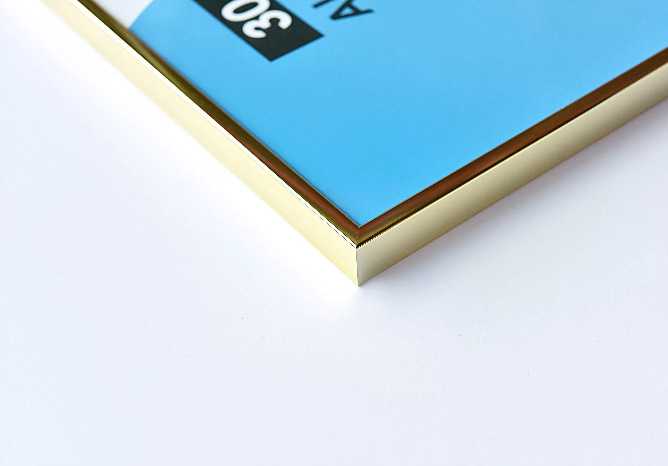 Wechselrahmen Accent Alu Gold glanz 15,0 x 20,0 cm