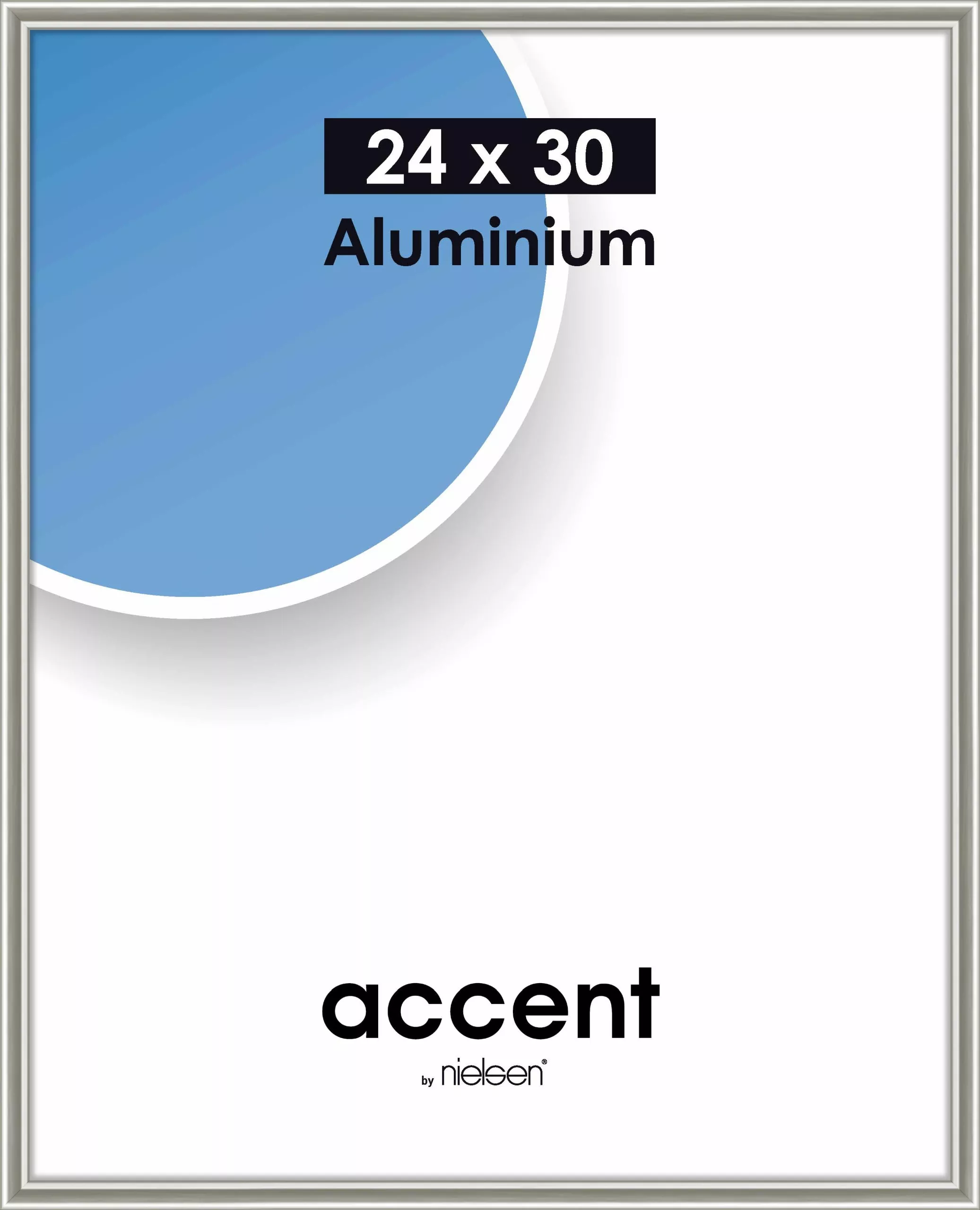 Wechselrahmen Accent Alu Pearl Mercury 24,0 x 30,0 cm