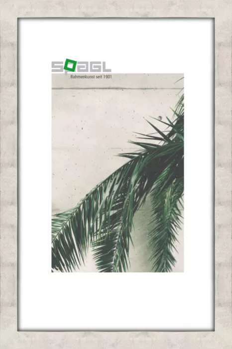 Wechselrahmen 8064 Beton-Look Hellgrau Normalglas 28x35cm