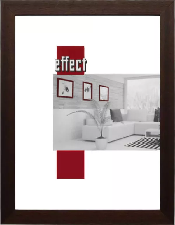 Holz-Bilderrahmen Ettlingen Antireflexglas Wenge 30,0x40,0cm