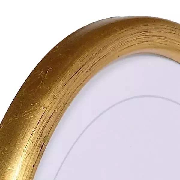 Ovalrahmen 200 Schwarz Normalglas 7,0x9,0cm
