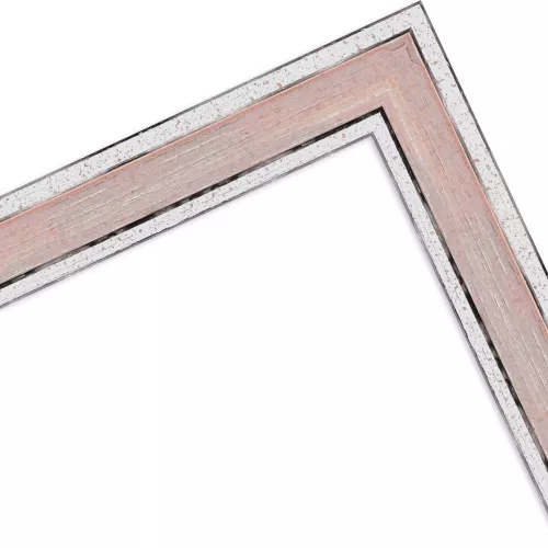 Holzrahmen Greiz Rosa 10x13 Kunstglas