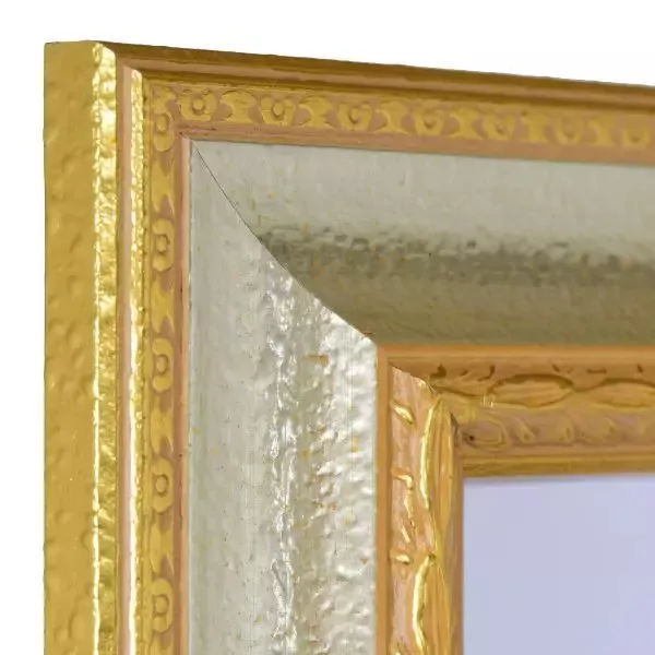 Barockrahmen Filderstadt Normalglas Silber, 24x30cm