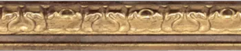 Barockrahmen Gera Gold 50x50 ohne Glas mit Rückwand