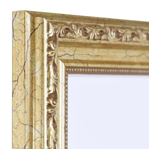 Barock-Bilderrahmen Konstanz Antireflex-Acrylglas Antiksilber 25,0x35,0cm