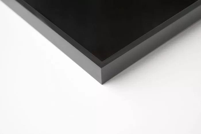 Alpha Alu Wechselrahmen Dunkelgrau glanz 40,0x50,0cm Museumsglas