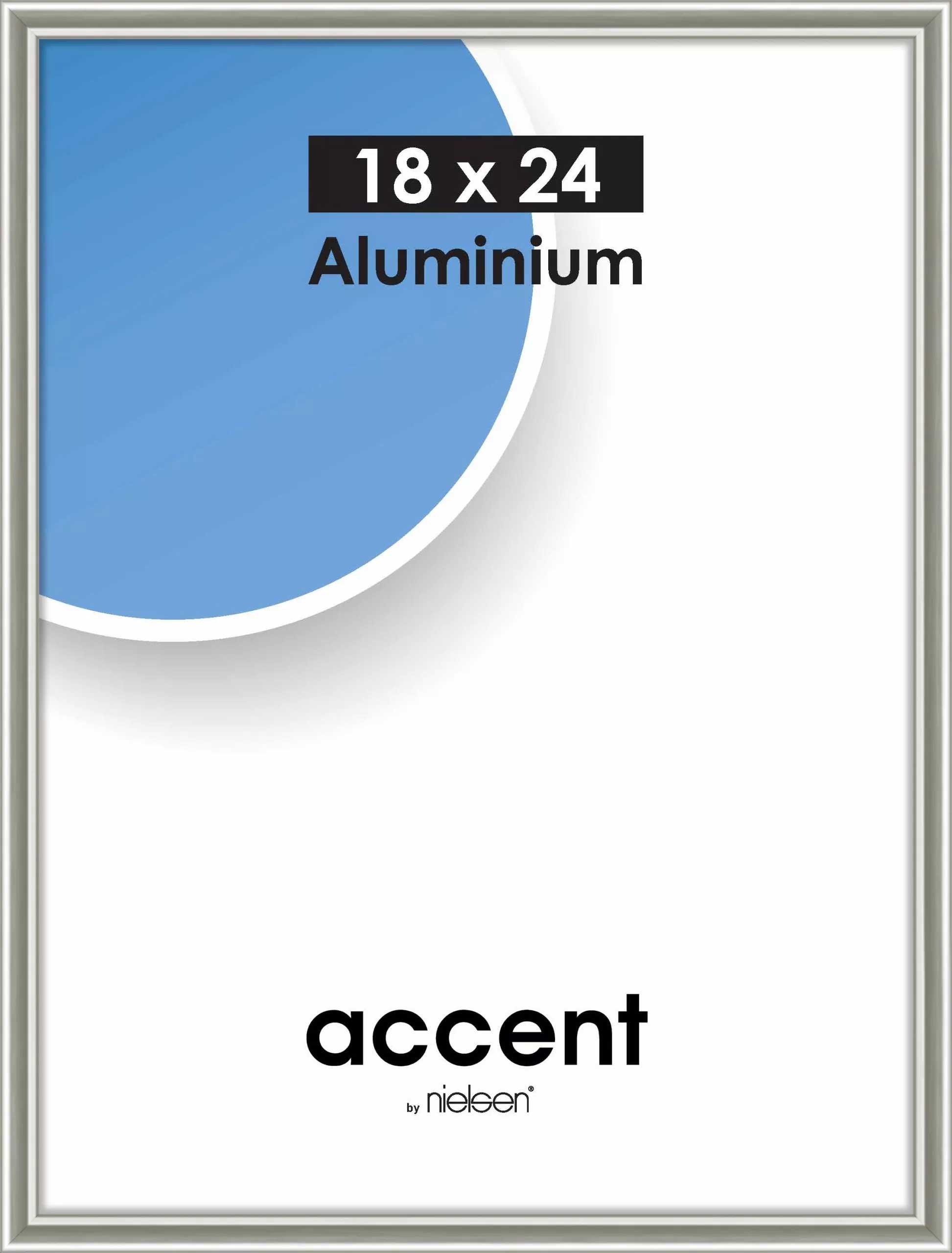 Wechselrahmen Accent Alu Pearl Mercury 18,0 x 24,0 cm