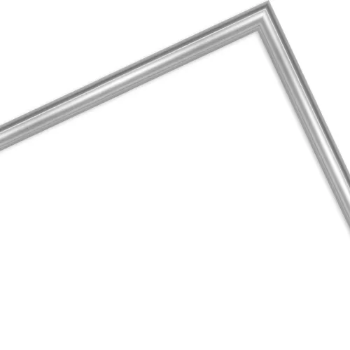 Kunststoffrahmen Brandenburg Silber 30x90 ohne Glas mit Rückwand