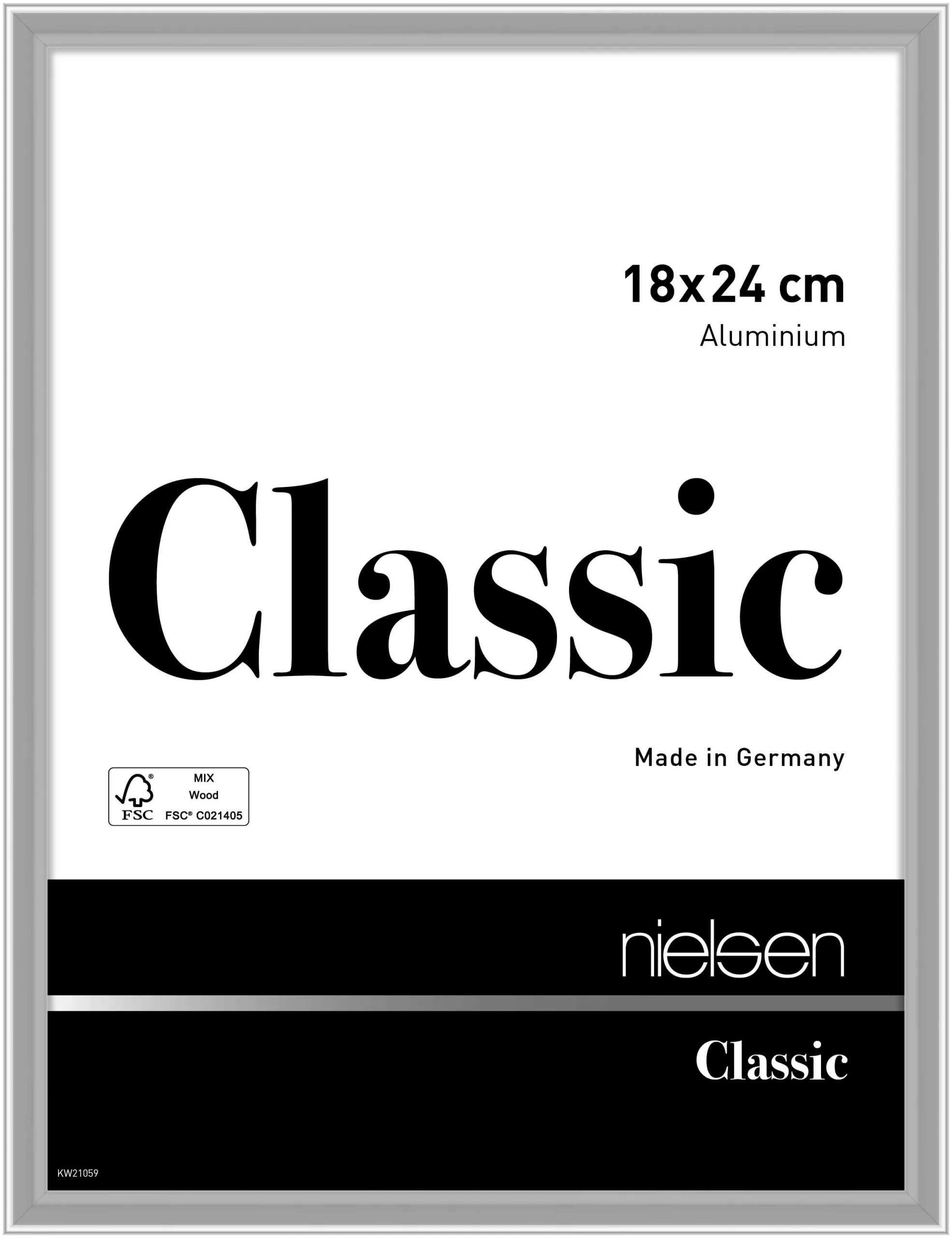 Nielsen Alurahmen Classic Silber glanz 18,0x24,0cm