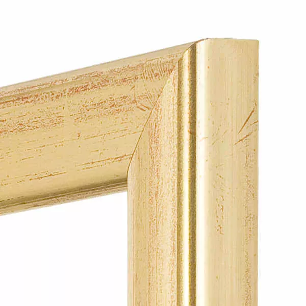 Holz-Bilderrahmen Esslingen Normalglas gold 9,0x13,0cm