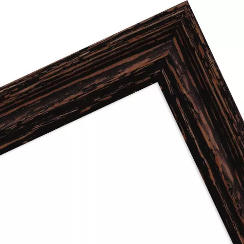 Holzrahmen Radebeul Schwarz 40x60 ohne Glas mit Rückwand