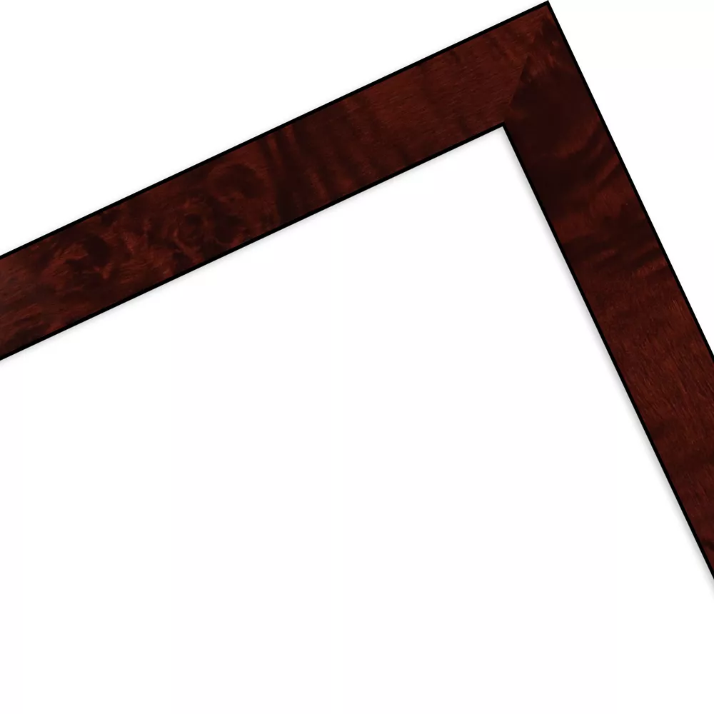 Holzrahmen Zwickau Wurzeldekor, dunkel 25 x 38 Leerrahmen