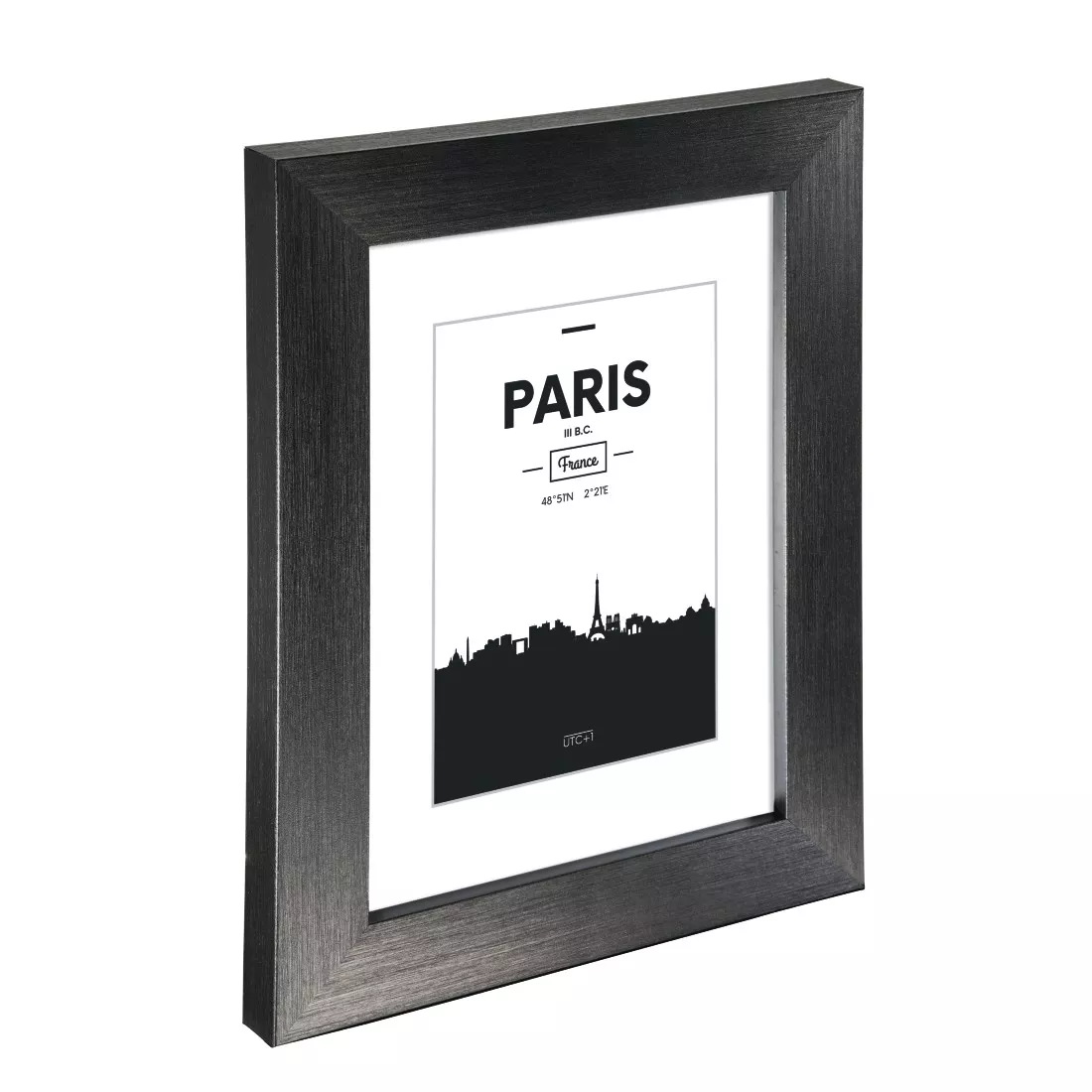 Kunststoffrahmen Paris Schwarz, 10x15cm