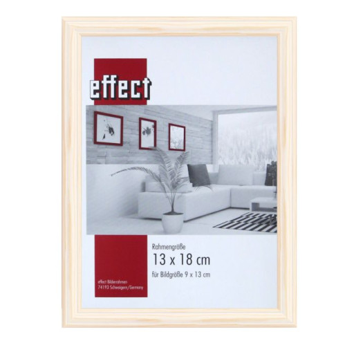 Holz-Bilderrahmen Fellbach Normalglas weiss, 30 x 40 cm