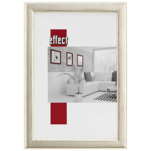 Holz-Bilderrahmen Esslingen Antireflexglas silber, 61 x 91,5 cm