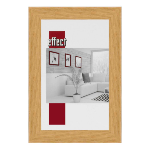 Holz-Bilderrahmen Ostfildern Antireflex-Acrylglas Eiche, 90 x 120 cm