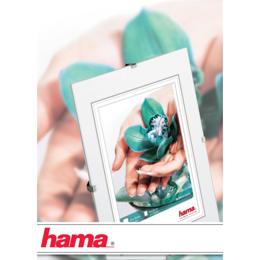 Hama Rahmenloser Bildhalter Clip-Fix Normalglas