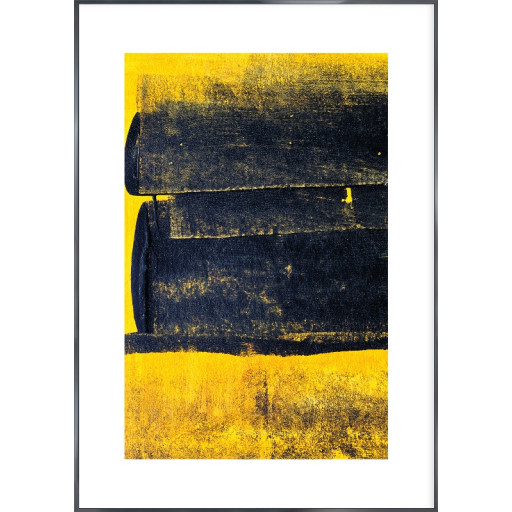 Nielsen Gerahmtes Bild „Abstrakt Gelb“ 84,1 x 118,9 cm