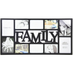 Collage-Rahmen Family 10 schwarz