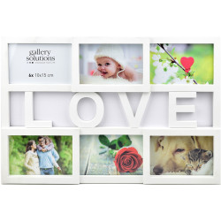 Collage-Rahmen Love 10 weiß