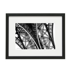 Gerahmtes Bild Paris Nr31 – Kunststoffrahmen Schwarz