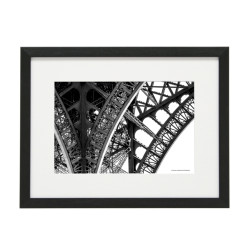 Gerahmtes Bild Paris Nr32 – Kunststoffrahmen Schwarz