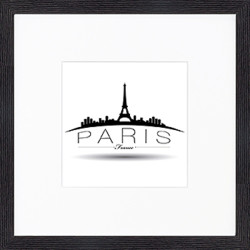 Nielsen Gerahmtes Bild „Paris“ 30,0 x 30,0 cm