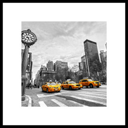 Nielsen Gerahmtes Bild „New York Taxi“ 50,0 x 50,0 cm