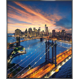 Nielsen Gerahmtes Bild „New York City Sunset“ 50,0 x 60,0 cm