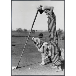 Nielsen Gerahmtes Bild „Golfer“ 84,1 x 118,9 cm