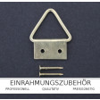 Aufhänger mit spitzem Bügel