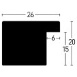 Holzrahmen Blackwoods 26