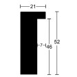 Holzrahmen Oakwoods 21x52