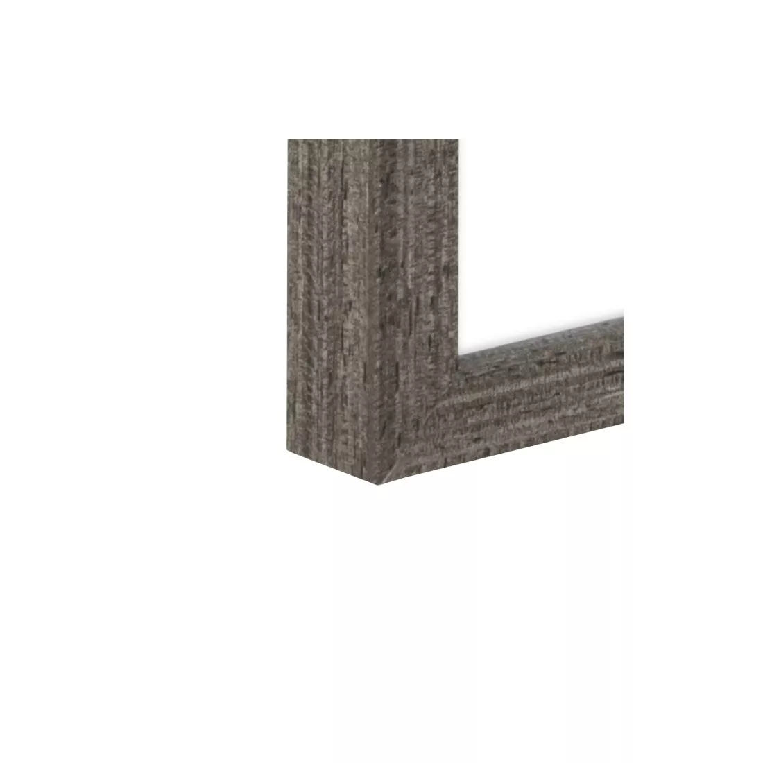 Holz-Bilderrahmen Waves Normalglas Grau, 10x15cm