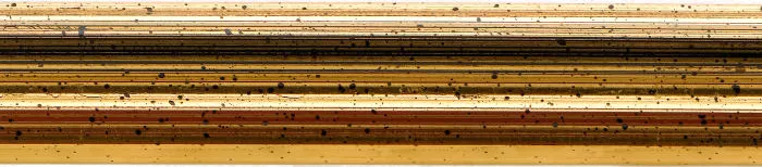 Holz-Bilderrahmen Tübingen Antireflex-acrylglas gold 610,0x91,5cm