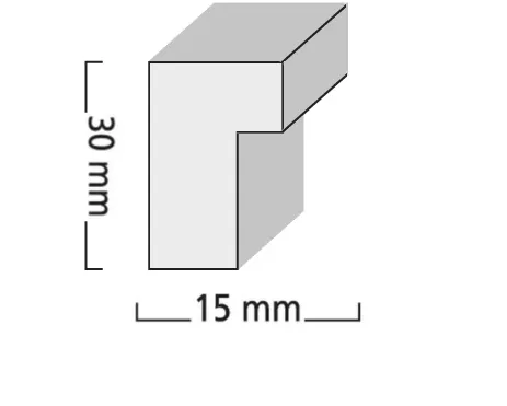 Wechselrahmen 8064 Beton-Look Dunkelgrau Normalglas 15x20cm